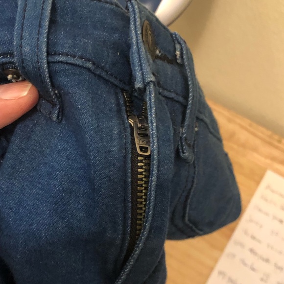 Rag & bone High Rise waisted Skinny Calvary Jeans Skye Blue color Sz 24 - Picture 11 of 14